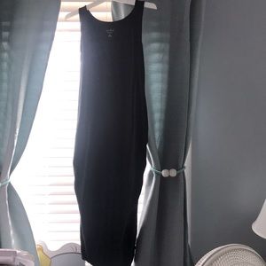Black Long Maternity Dress